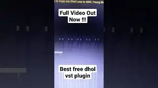 Best free Dhol Vst Plugin - Acoustic Dhol 2 l Copy any Dhol Loop to Midi l