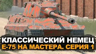 Новый сериал. Какая планка на танке Е-75 (получен) | Tanks Blitz