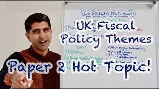 UK Fiscal Policy Themes - HOT TOPIC for Paper 2! Must Watch 🔥