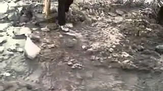 Зимняя рыбалка экскаватором FURUKAWA 2