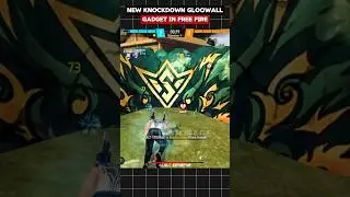 NEW KNOCKDOWN GLOOWALL GADGET IN FREE FIRE #shorts #shortvideo #shortsfeed