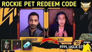 FREE FIRE ROCKIE PET REDEEM CODE TODAY | FIRE FIRE REDEEM CODE | FF NEW REDEEM CODE | REDEEM CODE