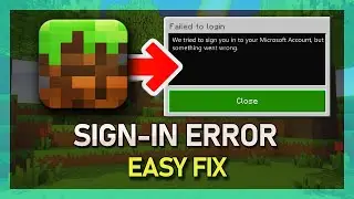 How To Fix Sign-In Error for Minecraft (Bedrock Edition)