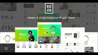 Modern Electronics eCommerce Shopify Theme - Exzo | Themeforest Website Templates and Themes