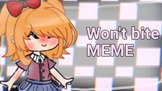 Won't bite🍦/MEME\Ft:Elizabeth Afton and C.C Afton(Gacha club)