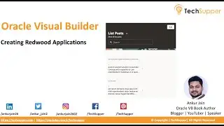 Creating Redwood Application in Oracle Visual Builder