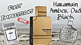 Al Haramain Amber Oud Black | D & G The One Grey | JV XX Artisan | First Impressions | Glam Finds |