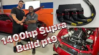 1400HP Supra Build Part 9 (Fab work,powder coating and wiring harness)