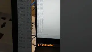 AC Voltmeter using ZMPT101B and ESP32 