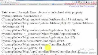 12 Database class   connect to database