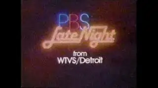 WILL Station ID/Funding Credit/PBS Late Night Intro (1982)