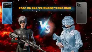Poco x6 Pro vs iPhone 11 pro max PUBG TEST | poco vs iPhone PUBG / BGMI TEST 2024