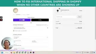 How to fix International Shipping in Shopify when no other countries are showing up