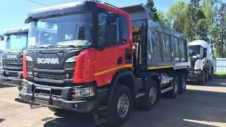 Устроился без опыта на самосвал 8х4 SCANIA p440 XT