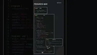 Progress Bar Using #html #css & #js  Comment for source code #shorts ¦ Codicgyan