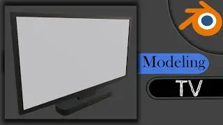 Let's Modeling ❝ TV ❞ in Blender 3.1 ➤ Real-Time 3D Workflow Tutorial .
