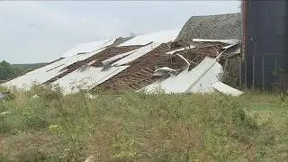 Strong tornado sweeps through Wyoming County