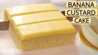 Ditch the Banana Bread and make THIS instead! Banana Custard Cake