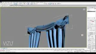 Vizu-How to model a curtain in 3ds Max with cloth modifier