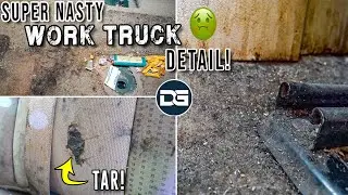 Deep Cleaning a DISASTER Work Truck! | The Detail Geek