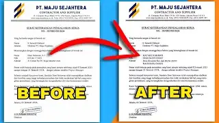 TUTORIAL GANTI NAMA SURAT PENGALAMAN KERJA  DI PIXELLAB || Hp Android