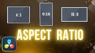 How To Change Aspect Ratio in Davinci Resolve 19