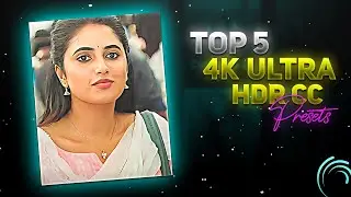 TOP 5 SHARPEN HDR CC PRESETS 🔥 ALIGHT MOTION 4K CC XML 😱 TOP 5 CC PRESETS PACK