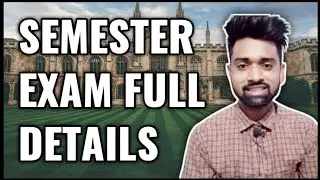 Semester Exam Full Details || Preparation || Easy Or Difficult? || Hindi-English Problem