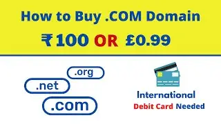 Buy  com Domain in Cheapest Price (For International)