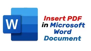 How to Insert PDF in Microsoft Word Document: The easy way.