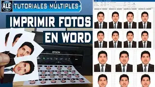 Como Imprimir Fotos Tamaño Carnet y Pasaporte En Word