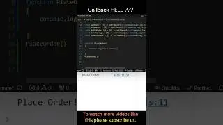 Interview Challenge # 62 || What is Callback HELL in JS 