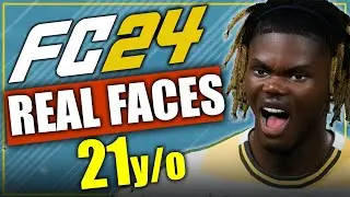 FC 24 NEW Wonderkids with Real Faces (21 years old) 🙇‍♂️  - Career Mode