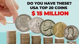 THE MOST VALUABLE TOP 20 USA COINS THAT COULD MAKE YOU A MILLIONAIRE! COINS WORTH MONEY