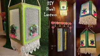 Diwali Lantern making at home | Beautiful Aaksah Kandil | DIY Diwali Lantern..