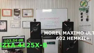 MOREL MAXIMO ULTRA 602 HEMKII ТОПОВАЯ АКУСТИКА ДЛЯ ШТАТКИ. Усилитель GZTA 4125x-B - тест