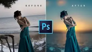 Photoshop CC Tutorial - Fantasy Sunset Color Effects | Photoshop Tutorial ✔