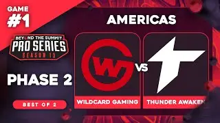 Wildcard Gaming vs Thunder Awaken Game 1 - BTS Pro Series 13 AM: Phase 2 w/ rkryptic & neph