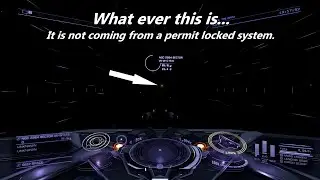 Elite Dangerous Odyssey... What ever this is... it is not coming from a permit locked system.