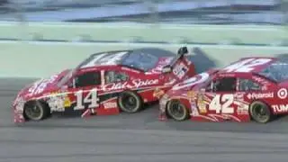 2009 Ford 400- Stewart/Montoya Crash again