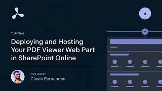 Part 4: Deploying and Hosting Your PDF Viewer Web Part in SharePoint Online