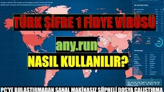 Trojan Türk Şifre.1 Virüsüne Dikkat / Virüsleri Çalıştırabileceğiniz Harika Bir SandBox: Any.Run