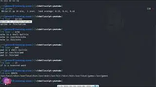 Shell Script tutorials - 5 - What is Built-in, Keywords and Commands in Shellscript