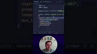 How to use OpenAI API in Python in 45 seconds!