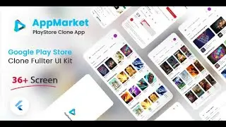 App Market | Free Google Play Store Clone Flutter UI Kit | Iqonic Design| Iqonic Design