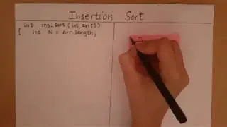 Insertion Sort - Pseudo Code