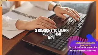 5 Reasons to Learn Web Design in 2021|Make Money Skills To Learn 2021- 100DaysWordpressPro