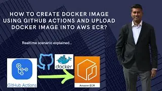 How to Build GitHub Actions CICD Pipeline to Create Docker Image & upload Docker Image into AWS ECR