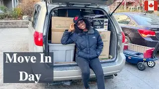 LIVING IN EDMONTON #1: OFFICIALLY MOVING INTO MY NEW CONDO APARTMENT | Moving + Unpacking