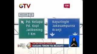 Banyak Pengendara Tak Tahu Tol Becakayu Sudah Bisa Digunakan - BIS 06/11